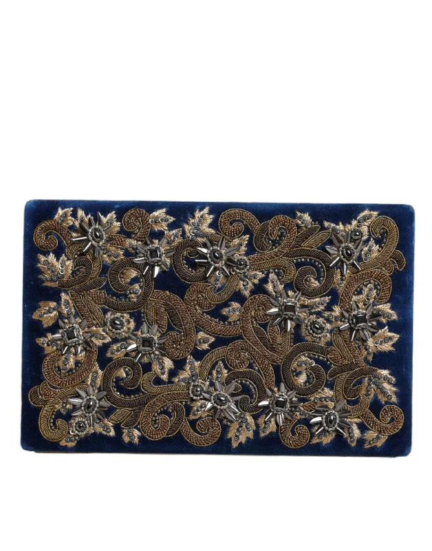 Dolce & Gabbana Velvet Frame Clutch Evening Party Purse Women's Bag Upgrade Your Look With Fashionable Bags Dolce & Gabbana Velvet Frame Clutch Evening Party Purse Women's Bag Upgrade Your Look With Fashionable Bags