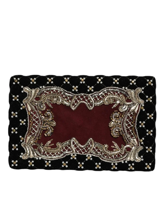 Dolce & Gabbana Velvet Frame Clutch Evening Purse Women's Bag (Pre-Owned) Grab Your Favorite Handbags At Discounted Prices Dolce & Gabbana Velvet Frame Clutch Evening Purse Women's Bag (Pre-Owned) Grab Your Favorite Handbags At Discounted Prices