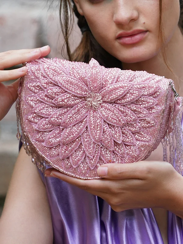 Odette Women Floral Embroidered Pink Clutch Bag Big Savings On Totes, Crossbody Bags, And More Odette Women Floral Embroidered Pink Clutch Bag Big Savings On Totes, Crossbody Bags, And More