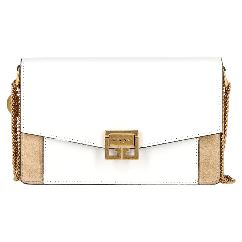 Givenchy Mini GV3 Crossbody Bag in White Leather and Suede Premium Quality Bags At Affordable Prices Givenchy Mini GV3 Crossbody Bag in White Leather and Suede Premium Quality Bags At Affordable Prices
