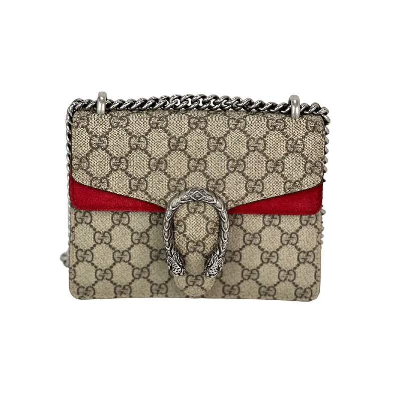 GUCCI Dionysus GG Supreme Red Mini Shoulder Crossbody Bag Best Handbag Sale Of The Season GUCCI Dionysus GG Supreme Red Mini Shoulder Crossbody Bag Best Handbag Sale Of The Season