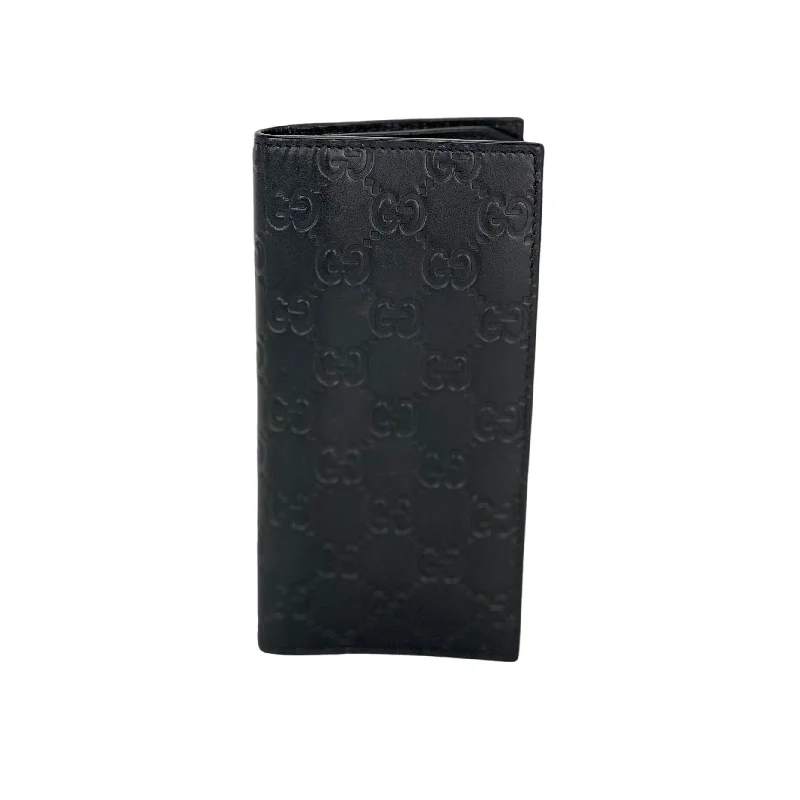 Gucci Guccissima Foldover GG Black long Wallet Clutch Premium Bags At Special Prices Gucci Guccissima Foldover GG Black long Wallet Clutch Premium Bags At Special Prices