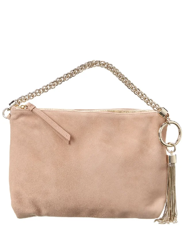 Jimmy Choo Callie Chain Strap Suede Pouch The Best Handbag Sale Of The Season