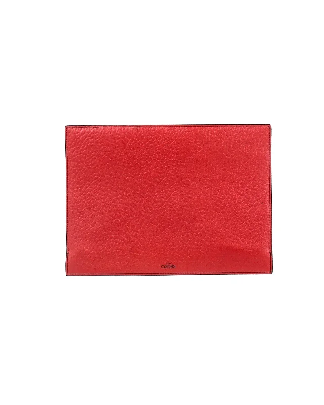 Kenzo Kalifornia Pouch in Burgundy Leather Affordable Luxury With Top-Quality Handbags Kenzo Kalifornia Pouch in Burgundy Leather Affordable Luxury With Top-Quality Handbags