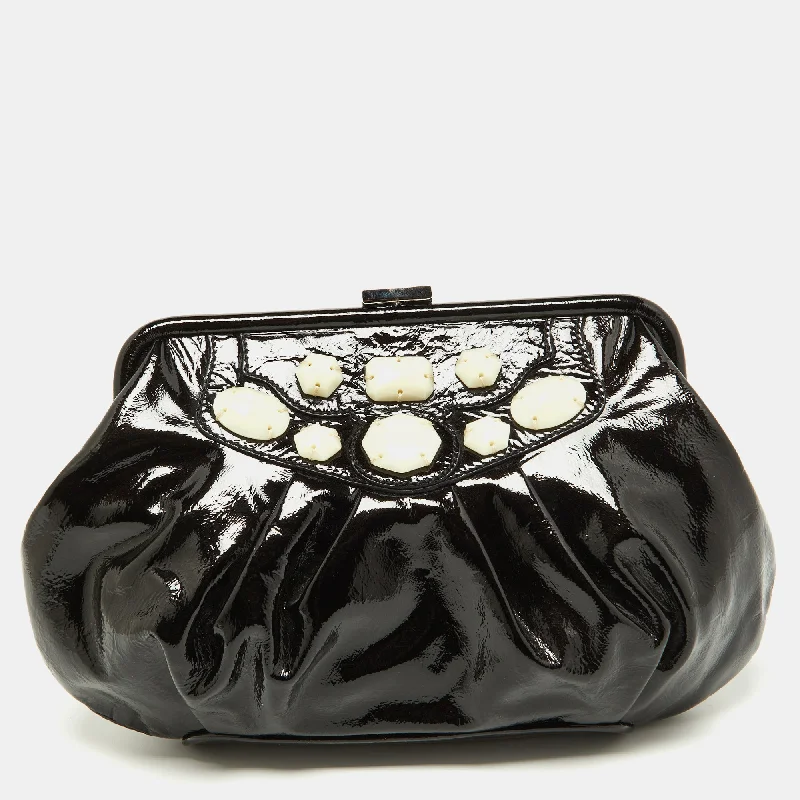 Moschino  Patent Leather Clutch Handbag Deals For Every Occasion