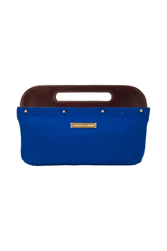 Royal Blue Wool Clutch Cover