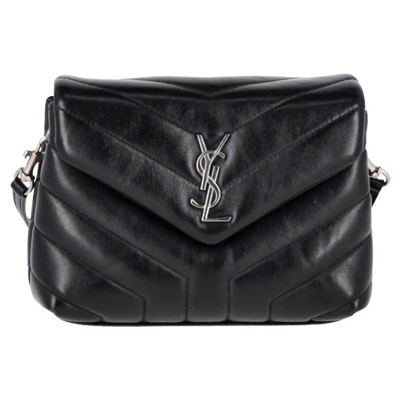 Saint Laurent Loulou Toy Crossbody Bag in Black Calfskin Leather Elegant Purses At Clearance Prices Saint Laurent Loulou Toy Crossbody Bag in Black Calfskin Leather Elegant Purses At Clearance Prices