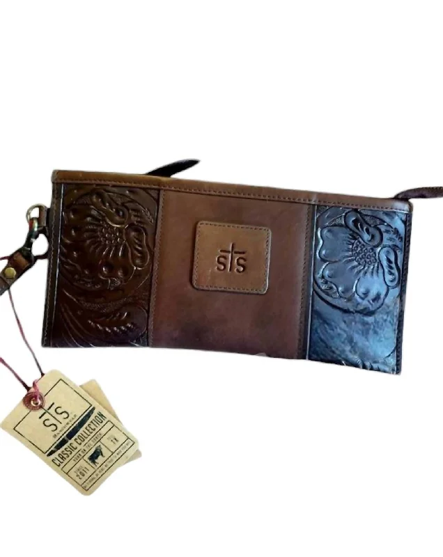 Women's Westward Clutch In Dark Brown