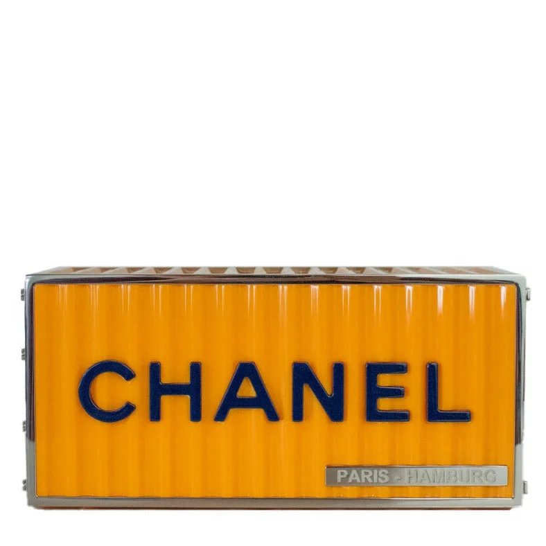 Yellow Paris Hamburg Shipping Container Minaudière Clutch Bag 2017