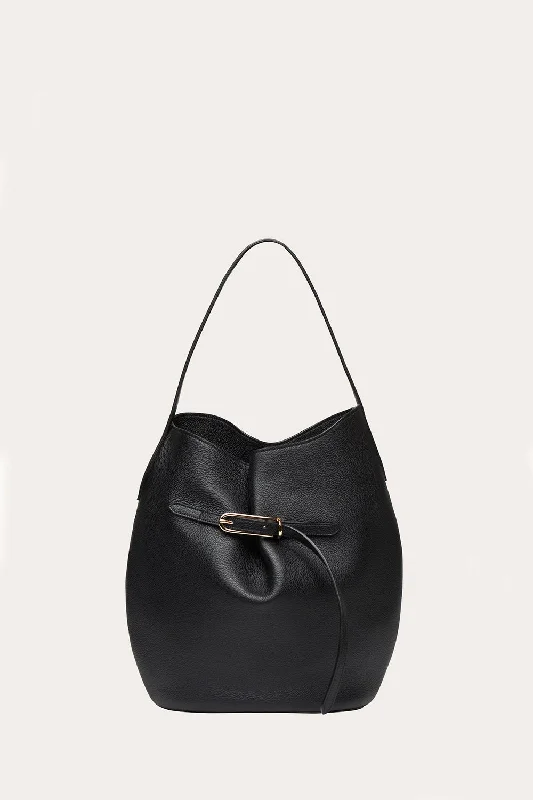 Belted Bucket Bag Large Black Don't Miss Out – Shop Fashionable Bags At Special Rates Belted Bucket Bag Large Black Don't Miss Out – Shop Fashionable Bags At Special Rates