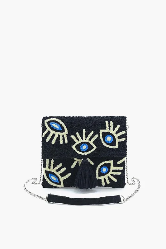 Midnight Whimsical Wonder Eye Clutch Trendy & Timeless Bags, Now On Sale