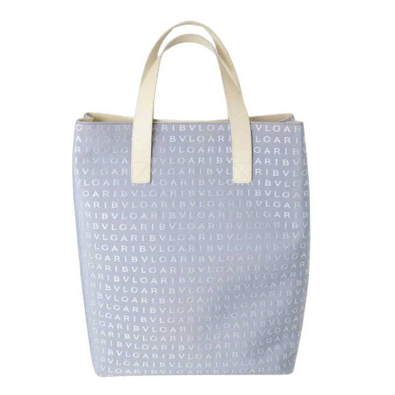 Bulgari Logo Mania  Canvas Tote Bag (Pre-Owned) Flash Sale On Handbags
