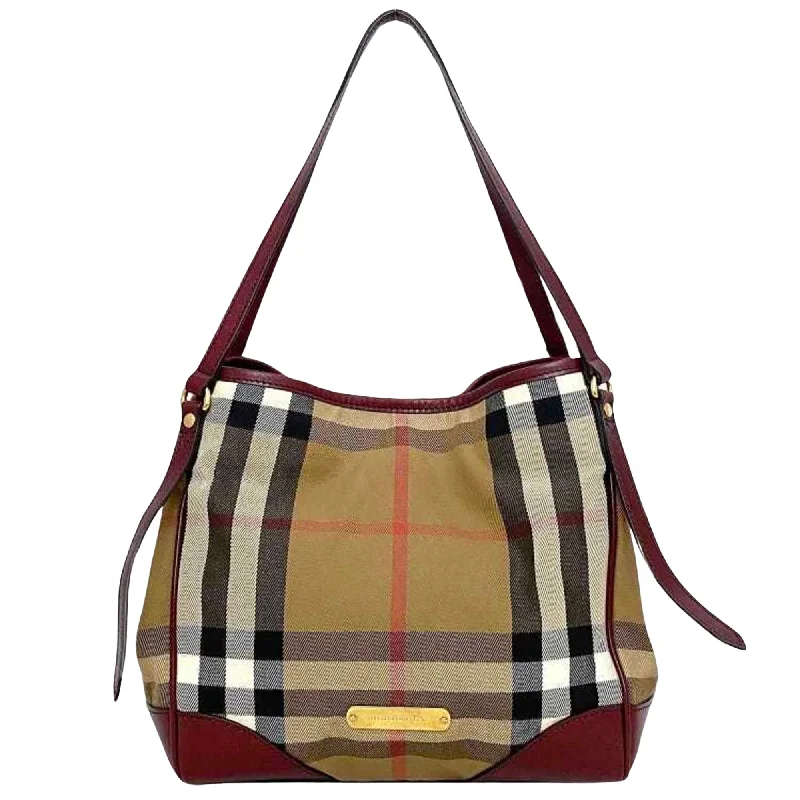 Burberry Nova Check  Canvas Tote Bag (Pre-Owned) Stylish Bags At Unbeatable Prices