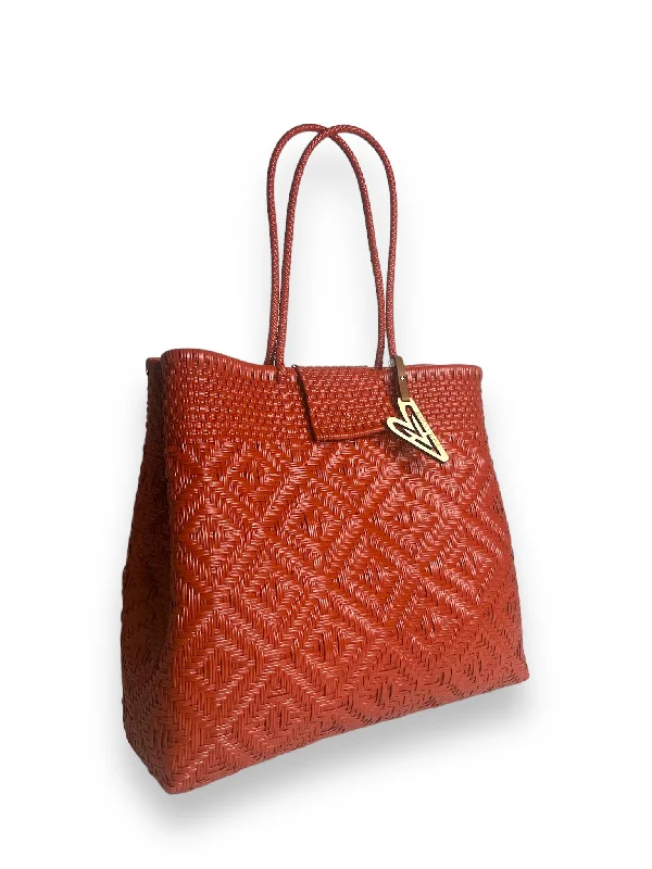 Maria Victoria | Monochrome Burnt | Upcycled, Handwoven, Shoulder Tote Big Savings On Totes, Crossbody Bags, And More