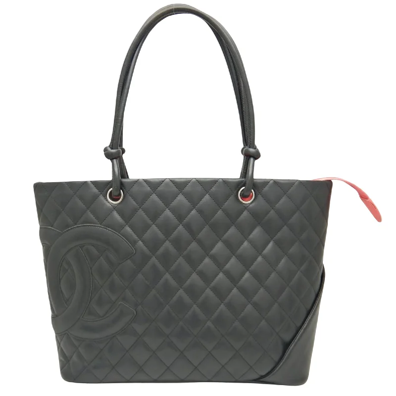 Chanel Cambon Line  Leather Tote Bag (Pre-Owned) Elegant Purses, Shop & Save