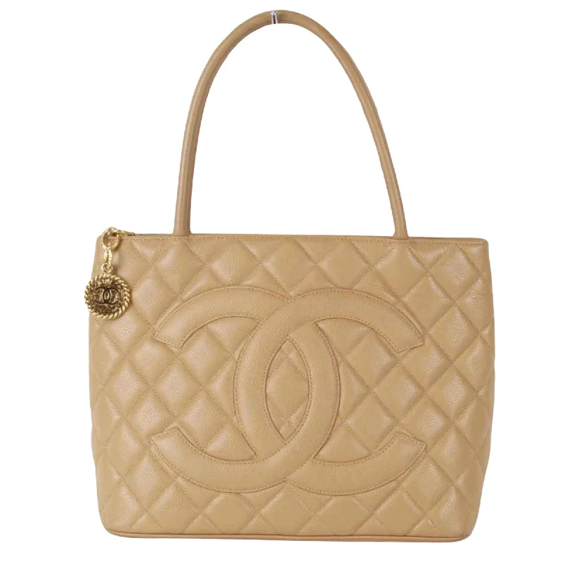 Chanel Medaillon  Leather Tote Bag (Pre-Owned)