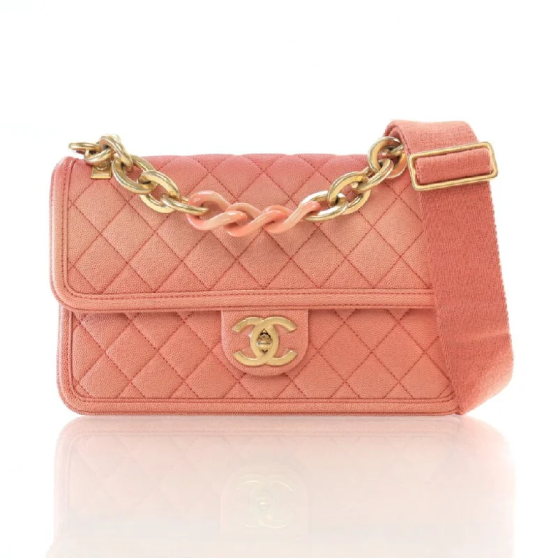 Chanel Sunset On The Sea Medium Pink Ombre Caviar Chic Crossbody Bags, Limited Offers Chanel Sunset On The Sea Medium Pink Ombre Caviar Chic Crossbody Bags, Limited Offers