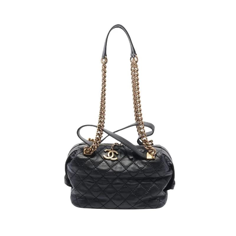 Chanel Ultra  Leather Shoulder Bag (Pre-Owned)