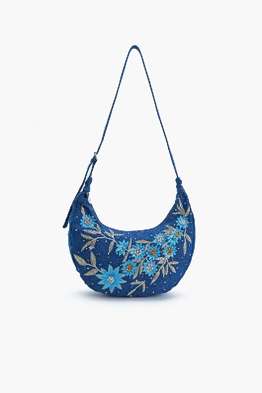 Dahlia Denim Shoulder Bag Must-Have Bags, Big Discounts