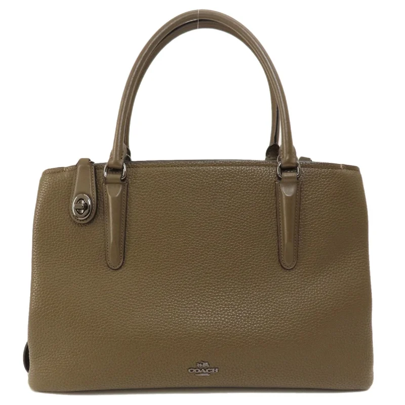 Coach Brooklyn Carryall  Leather Tote Bag (Pre-Owned) Must-Have Bags, Big Discounts