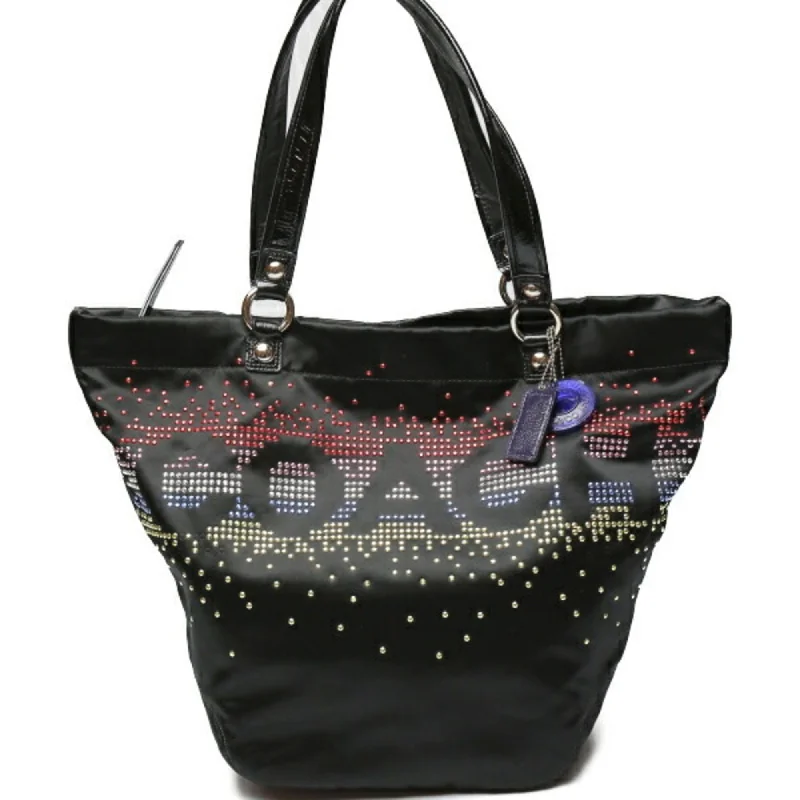 Coach Poppy  Leather Tote Bag (Pre-Owned) Trendy Handbags, Limited-Time Sale