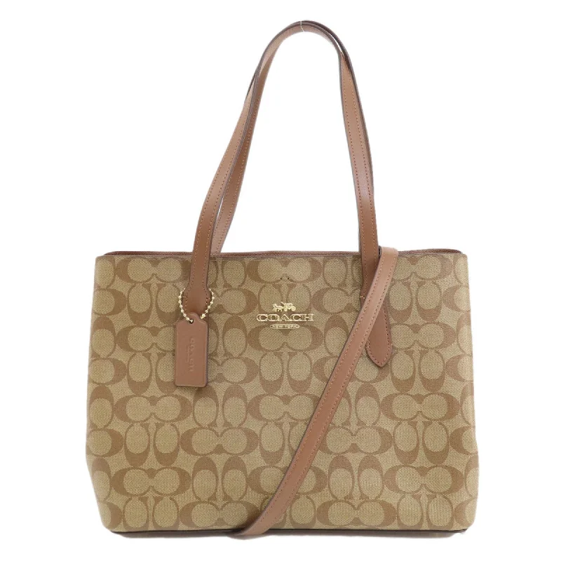 Coach Signature  Canvas Tote Bag (Pre-Owned) Affordable Elegance, Grab Yours