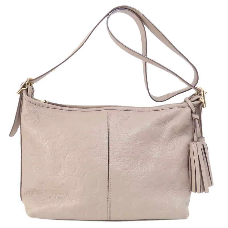 Coach Signature  Leather Shoulder Bag (Pre-Owned) Elegant Purses, Shop & Save