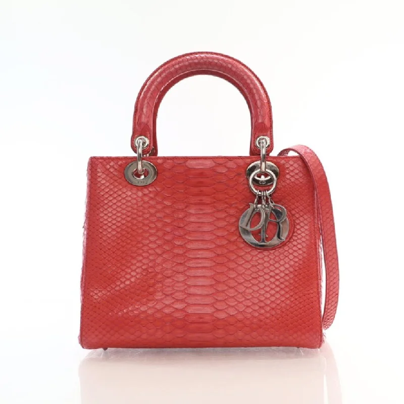Dior Lady Dior Python Medium High-End Handbags At Affordable Prices