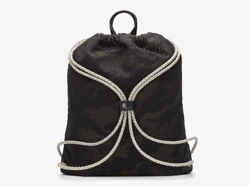 Drawstring - Into the Deep/Black Premium Handbags At Exclusive Prices