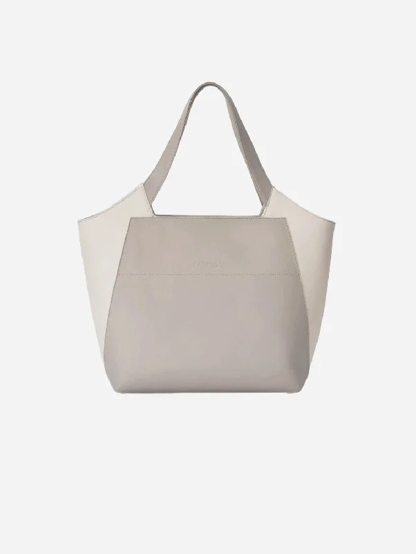 Executive Vegan Leather Business Tote | Bicolor