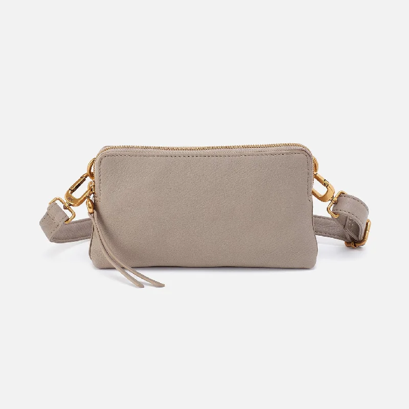 Fern Slim Belt Bag In Pebbled Leather - Taupe Everyday Bags At Wallet-Friendly Prices