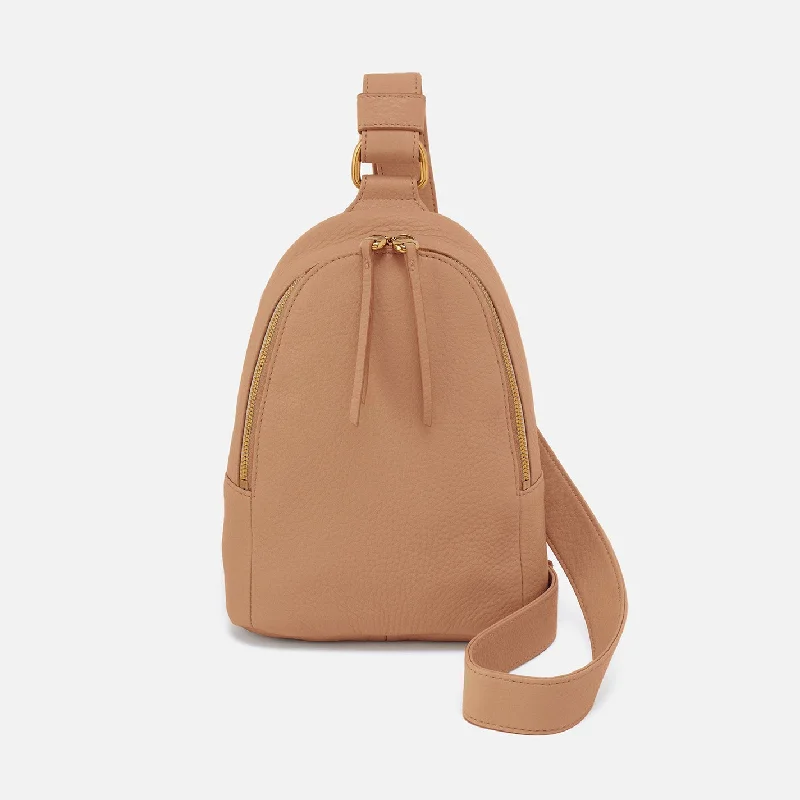 Fern Sling In Pebbled Leather - Sandstorm Trendy Purses At Exclusive Promotional Rates Fern Sling In Pebbled Leather - Sandstorm Trendy Purses At Exclusive Promotional Rates