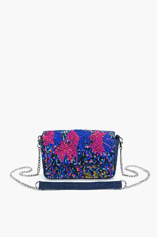 Palm Shimmers Crossbody Bag High-End Bags, Low-End Prices