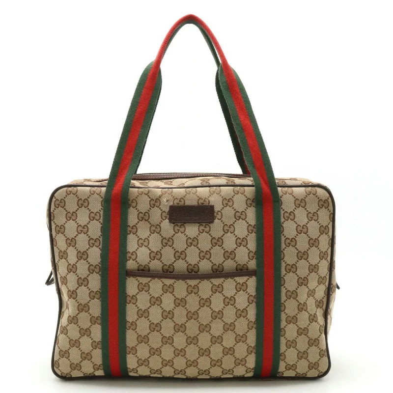 Gucci Gg Canvas  Canvas Tote Bag (Pre-Owned)