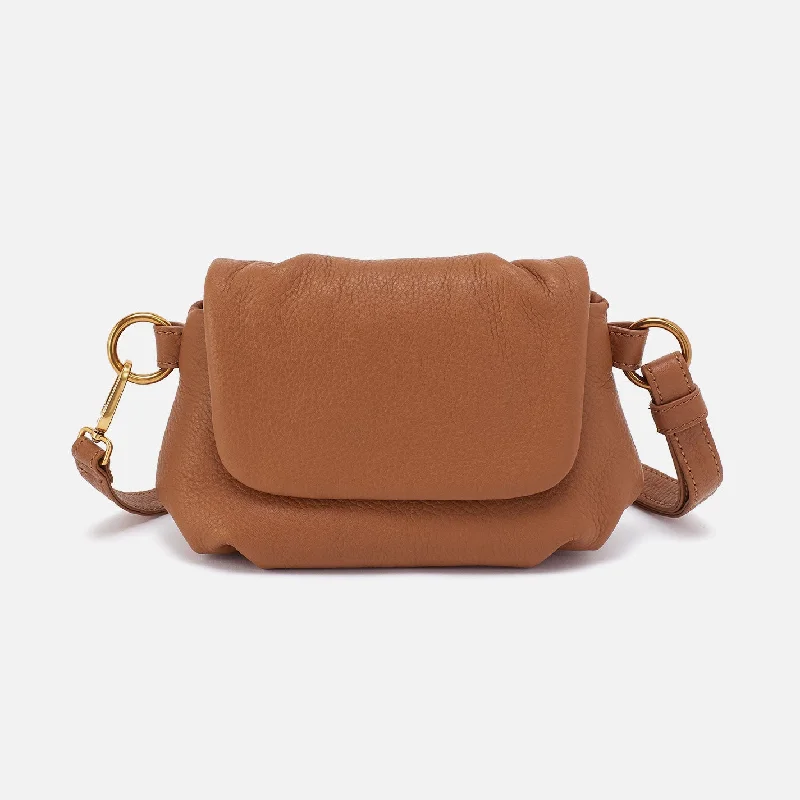 Harley Crossbody Sling In Pebbled Leather - Warm Honey Trendy Backpacks With Big Discounts Harley Crossbody Sling In Pebbled Leather - Warm Honey Trendy Backpacks With Big Discounts