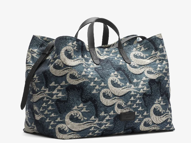 Haven - Ocean Jacquard/Black Designer-Inspired Bags At Reduced Prices