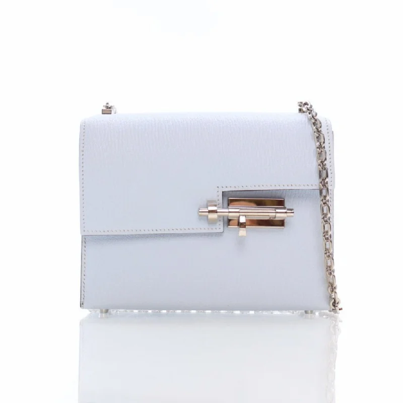 Hermes Verrou Chain Mini Blue Brume Mysore Chevre Classic Bags, Exclusive Deals