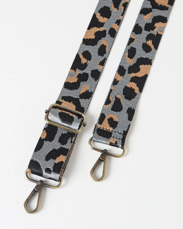 Leopard Strap - Light Grey