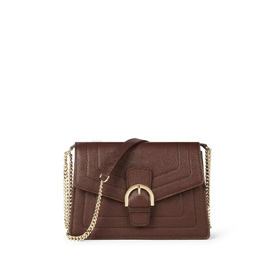 Margot Stampato 9" - Brown Grab Your Favorite Handbags At Discounted Prices