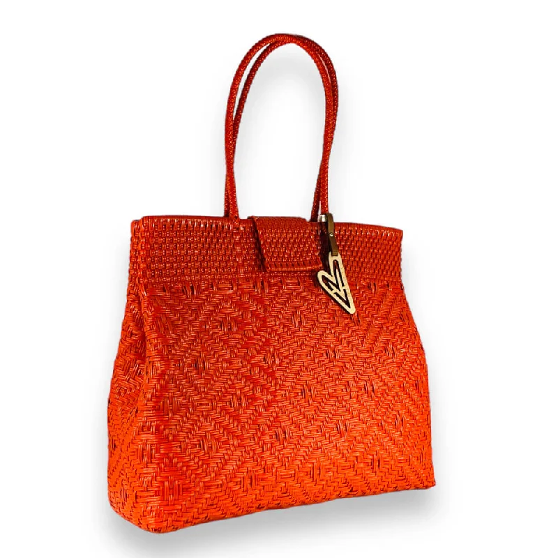 Maria Victoria | Orange | Upcycled, Handwoven, Multicolor Shoulder Tote Best Deals On Premium And Casual Bags – Act Fast Maria Victoria | Orange | Upcycled, Handwoven, Multicolor Shoulder Tote Best Deals On Premium And Casual Bags – Act Fast