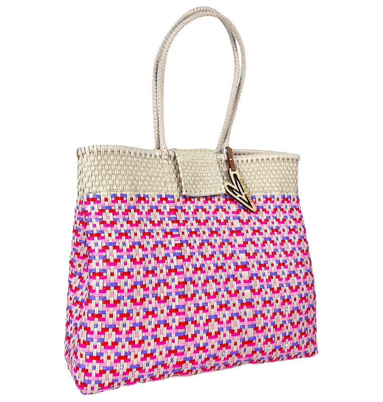 Maria Victoria | Stella | Upcycled, Handwoven, Multicolor Shoulder Tote Flash Sale On Handbags Maria Victoria | Stella | Upcycled, Handwoven, Multicolor Shoulder Tote Flash Sale On Handbags