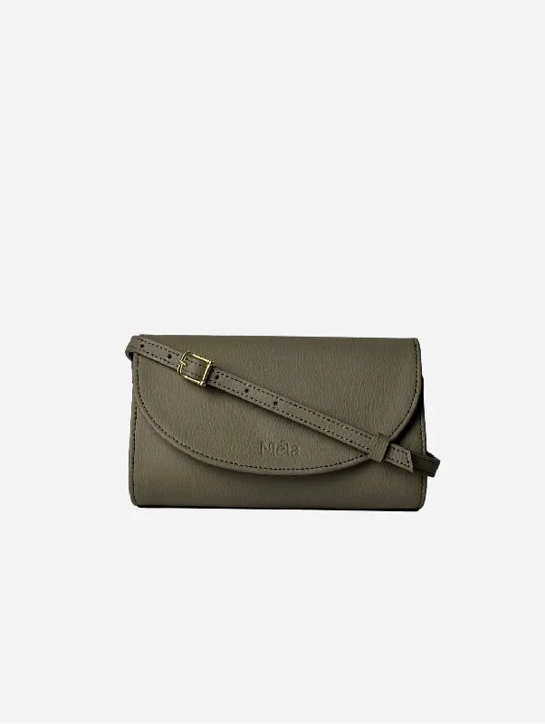 Marlee Apple Leather Vegan Crossbody Bag | Pistacchio Premium Bags, Special Prices