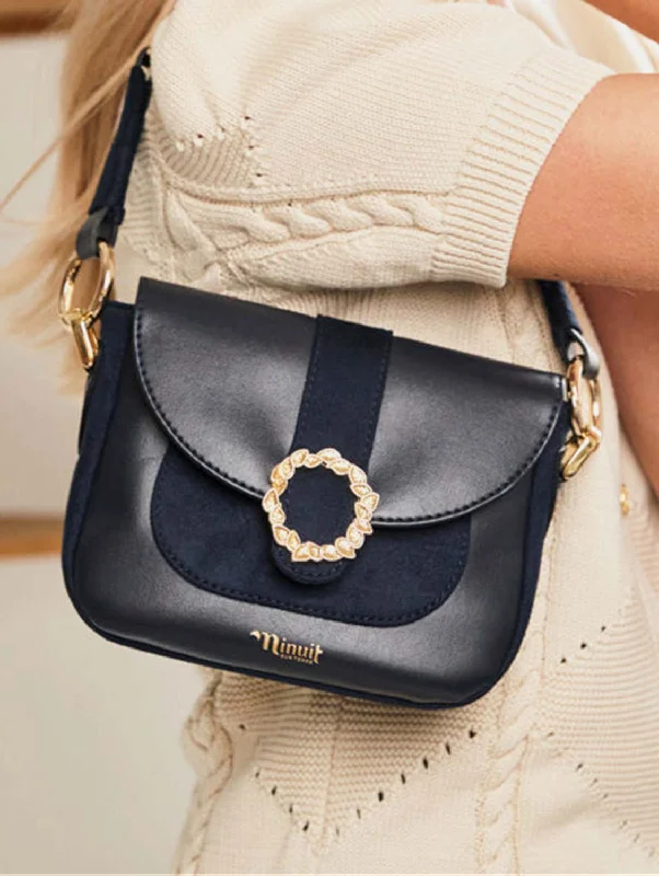 Mira Vegan Grain Leather Crossbody Bag | Navy Blue Trendy Backpacks, Huge Markdowns Mira Vegan Grain Leather Crossbody Bag | Navy Blue Trendy Backpacks, Huge Markdowns