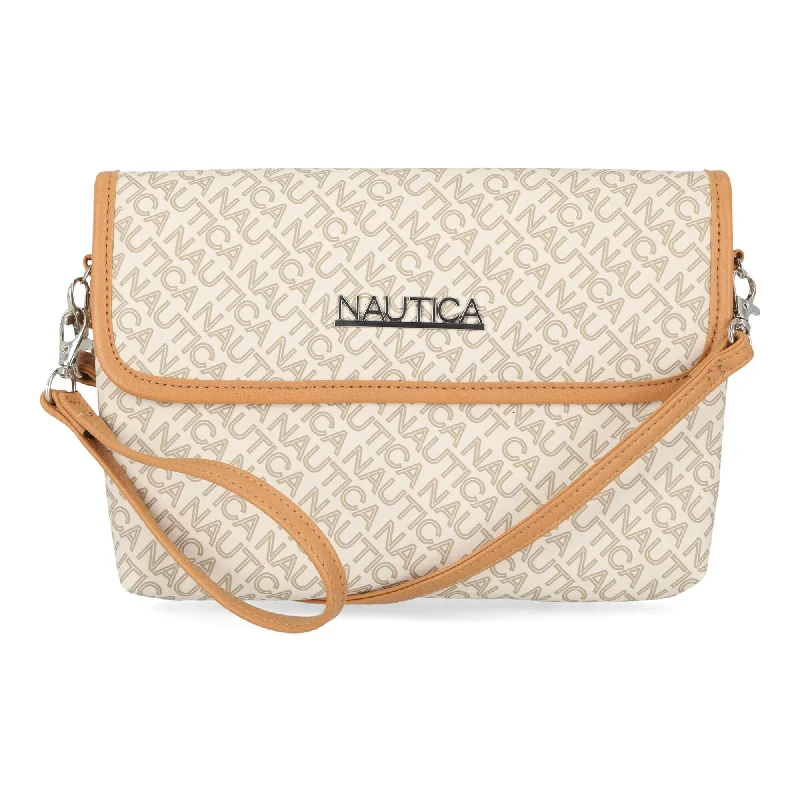 Nautica Womens Mini Wristlet Crossbody Bag