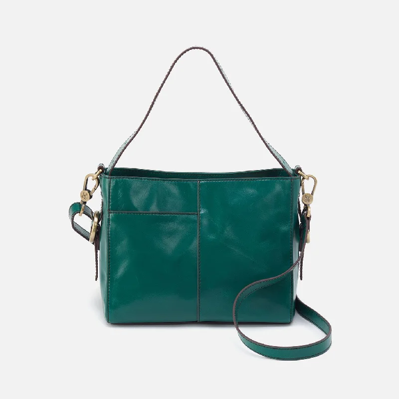 Render Small Crossbody In Polished Leather - Alpine Green Fashion-Forward Bags, Now On Sale Render Small Crossbody In Polished Leather - Alpine Green Fashion-Forward Bags, Now On Sale