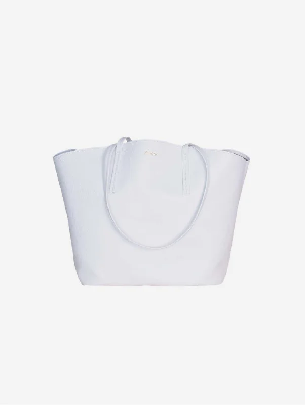 Mimosa Vegan Apple Leather Tote Bag | White