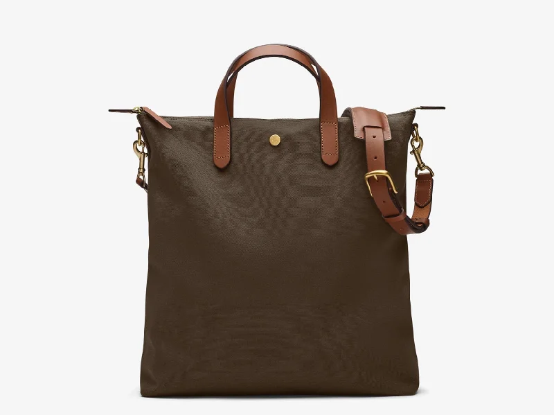 Shopper - Army/Cuoio Grab Your Favorite Handbags For Less