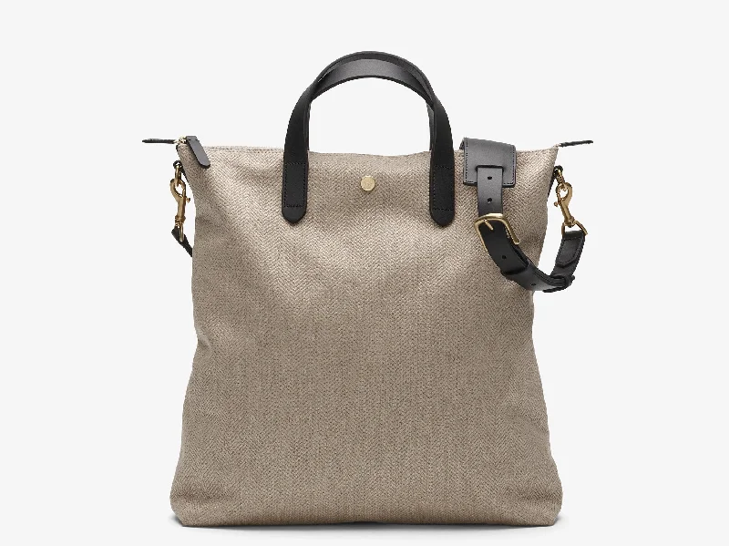 Shopper Grand Herringbone/Black Don't Miss Out – Handbag Discounts