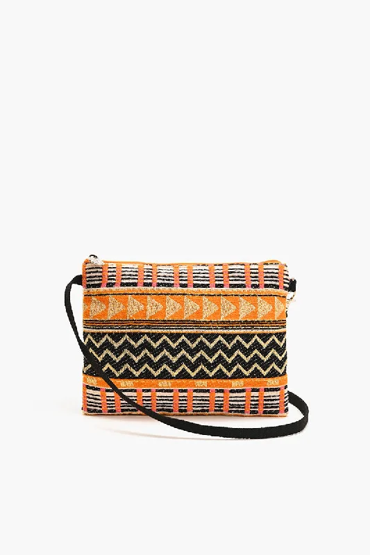Mexican Striped Spring Top Zip Clutch Fashionable Handbags At Must-Have Prices