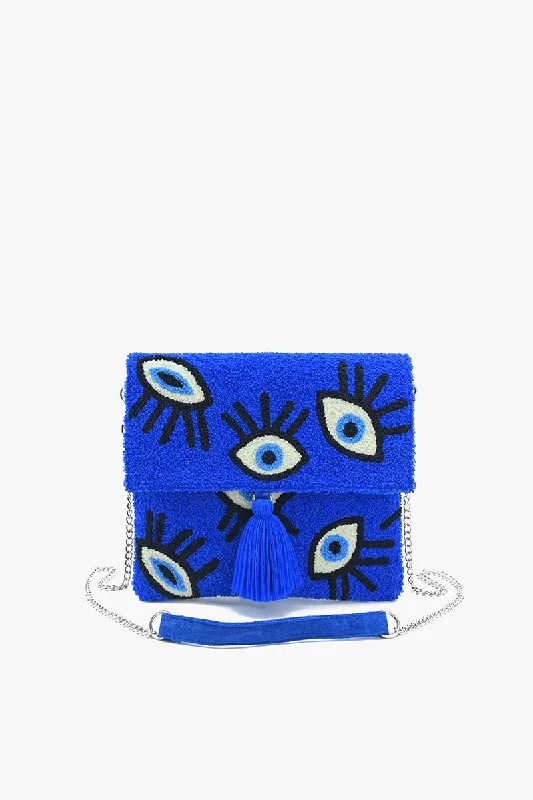 Sapphire Whimsical Wonder Eye Clutch Your Perfect Bag At The Perfect Price